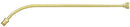 TeeJet 667118 Curved Spray Wand Extension with Fixed Body, Brass, 18", 11/16" Cap Thread, 125 PSI