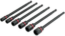 6 PIECE 6INCH SAE IMPACT NUT DRIVER SET