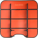 Sun-Smart Tractor & Mower Sunshade Canopy - ROPS Mount, Compact Size, Orange
