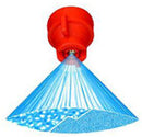 TeeJet XRC8003VS XR Extended Range Flat Spray Tip, Poly/Stainless, 80°, Blue, Orifice 3