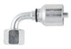 1/4 INCH HOSE X M14 METRIC L FEMALE ELBOW - 90 SWIVEL