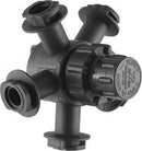 Combo-Rate Nozzle Body- 5 Outlet- Turret Base - Front Turret