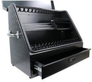 StorSmart Steel Wedge Truck Tool Box - 30" Wide, Heavy Treadplate Design