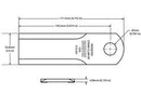 Kondex Straw Claw Chopper Blades for New Holland CR & CX Series 87318316 - 8-Pack