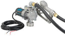 12 VOLT EZ-8 FUEL TRANSFER PUMP WITH SPIN COLLAR MOUNT, HOSE, AND MANUAL NOZZLE - 8 GPM