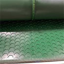 Flat Feeder Belt for John Deere Module Baler AKK32901 - Green, Ridged
