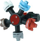 Combo-Rate Nozzle Body- 5 Outlet- Turret Base