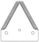 SECTION FOR MACDON & CNH - AUSTEMPER COARSE TOOTH REPLACES 279461 / 279301 - PLATED FINISH