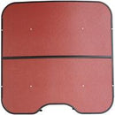 Sun-Smart Tractor & Mower Sunshade Canopy - ROPS Mount, Compact Size, Red