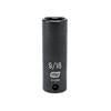 3/8" Drive 6 Point Deep Impact SAE Socket 9/16"
