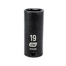 3/8" Drive 6 Point Deep Impact Metric Socket 19mm