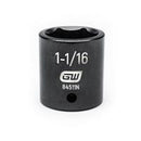 1/2" Drive 6 Point Standard Impact SAE Socket 1-1/16"