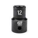 1/2" Drive 6 Point Standard Impact Metric Socket 12mm