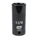 1/2" Drive 6 Point Deep Impact SAE Socket 1-1/16"