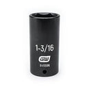 1/2" Drive 6 Point Deep Impact SAE Socket 1-3/16"