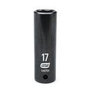 1/2" Drive 6 Point Deep Impact Metric Socket 17mm