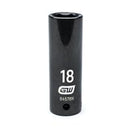 1/2" Drive 6 Point Deep Impact Metric Socket 18mm