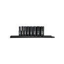 8 Piece 3/8" Drive 6 Point Deep Impact SAE Socket Set