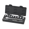 12 Piece 3/8" Drive 6 Point Standard SAE Mechanics Tool Set