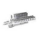 49 Piece 1/2" Drive 12 Point Standard and Deep SAE/Metric Mechanics Tool Set
