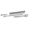 15 Piece 1/2" Drive 6 Point Standard SAE Mechanics Tool Set