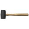 16 oz. Rubber Mallet with Hickory Handle