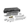 110 Piece 1/4", 3/8" & 1/2" Drive 6 & 12 Point Standard and Deep SAE/Metric Mechanics Tool Set