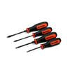 4 Piece Diamond Tip Dual Material Screwdriver Set