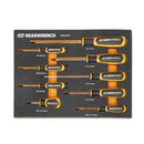 9 Piece Phillips® Dual Material Screwdriver Set in Foam Storage Tray