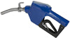 3/4" DEF STAINLESS STEEL AUTOMATIC NOZZLE. DEF SPOUT, BLUE COVER, BSPP THREAD