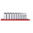 11 Piece 3/8" Drive 6 Point Deep SAE Socket Set