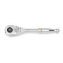 1/4" Drive 90-Tooth Quick Release Teardrop Ratchet 5"