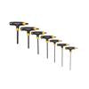 7 Piece Metric T-Handle Ball End Hex Key Set