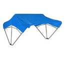 Sun-Smart Tractor Canopy - 3-Bow, 40", Blue, Fender Mounting Brackets