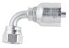 1/2 INCH HOSE X 1-3/16 ORFS FEMALE ELBOW - 90 SWIVEL