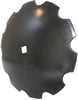 Disc Blade - 24" x 1/4", Notched, 1" Square x 1-1/8" Square Axle