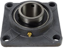 4 HOLE CAST IRON FLANGE WITH 2-3/16" BEARING - SET SCREW LOCK