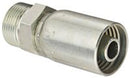 MALE SOLID 1/4" HOSE X 5/8" DIN HEAVY 24 DEGREE SEAT