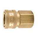 Coupler 3/8 Body Brass, Female Thread 3/8-18 NPTF