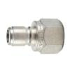 Nipple 3/8, Steel, Female Thread 3/8-18 NPTF