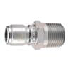 Nipple 3/8 Steel, Male Thread 3/8-18 NPTF