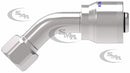 4S SERIES - 1 INCH HOSE X 1 INCH JIC FEMALE 45 ELBOW SWIVEL