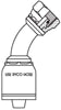DKOL FEMALE 24 CONE 45 DEGREE BEND
