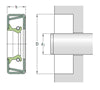 Timken 410825 Oil & Grease Seal
