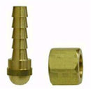 1/4 INCH X 1/4 INCH SWIVEL BALL END X HOSE BARB  BRASS SWIVEL BALL