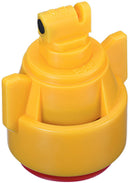 TeeJet TTI11002VPCE Turbo Induction Flat Spray Tip, Poly, 110°, Yellow, Orifice 2