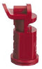 TeeJet AI30704VP AI3070 Air Induction Dual Pattern Flat Spray Tip, Poly, Red, Orifice 4