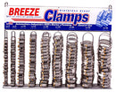 HOSE CLAMP DISPLAY 200 PCS. SS