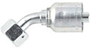 1/4 INCH HOSE X M14 METRIC L FEMALE ELBOW - 45 SWIVEL