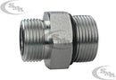 3/8 MALE OFS X 1/4 MALE O-RING BOSS - STRAIGHT THREAD CONNECTOR - STEEL